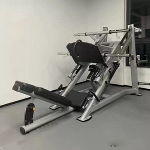 <span class=keywords><strong>Presse</strong></span> à jambes à 45 degrés de qualité commerciale - Hack Squat avec pédale inversée, base à réduction de bruit et rembourrage ergonomique pour une utilisation à domicile - Product Image 2