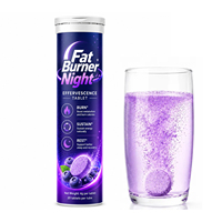 OLLI OEM Brûleur de Graisse Nocturne Comprimé Effervescent Saveur Myrtille Stimule le Métabolisme Soutient le Sommeil Gestion du Poids Marque Privée