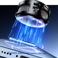 Cincin Radiator Ponsel Magnetik Bahan ABS Pendingin Semikonduktor Kontrol Suhu AI Pengisian Daya PC Universal