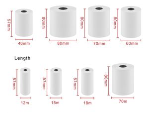 Rollo de Papel Térmico para Punto de Venta, Rollo de Papel para Caja Registradora, 57x50mm, Suministro de Fábrica China - Product Image 3