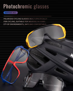 نظارات سريعة التغير بالألوان من KAPVOE نظارات شمسية لركوب الدراجات في الأماكن المغلقة والخارجية UV400 TR90 Tenix photochroمية نظارات للدراجات - Product Image 5