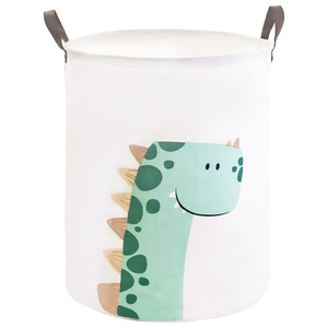 Folding Laundry Basket Cartoon Round Storage <b>Hamper</b> <b>Large</b> Capacity Collapsible Clothes Toy Basket Waterproof Organizer - Product Image 1