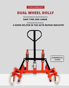 Chariot à pneus lourds pour camion, capacité de charge de 200 à 500 kg, chariot manuel pour le maniement des pneus - Product Image 5