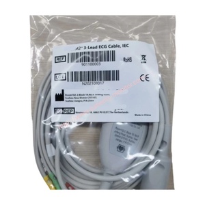 Câble ECG 3 brins M2 pour outils industriels, IEC <span class=keywords><strong>REF</strong></span> 901100003, accessoires médicaux neufs et originaux - Product Image 5