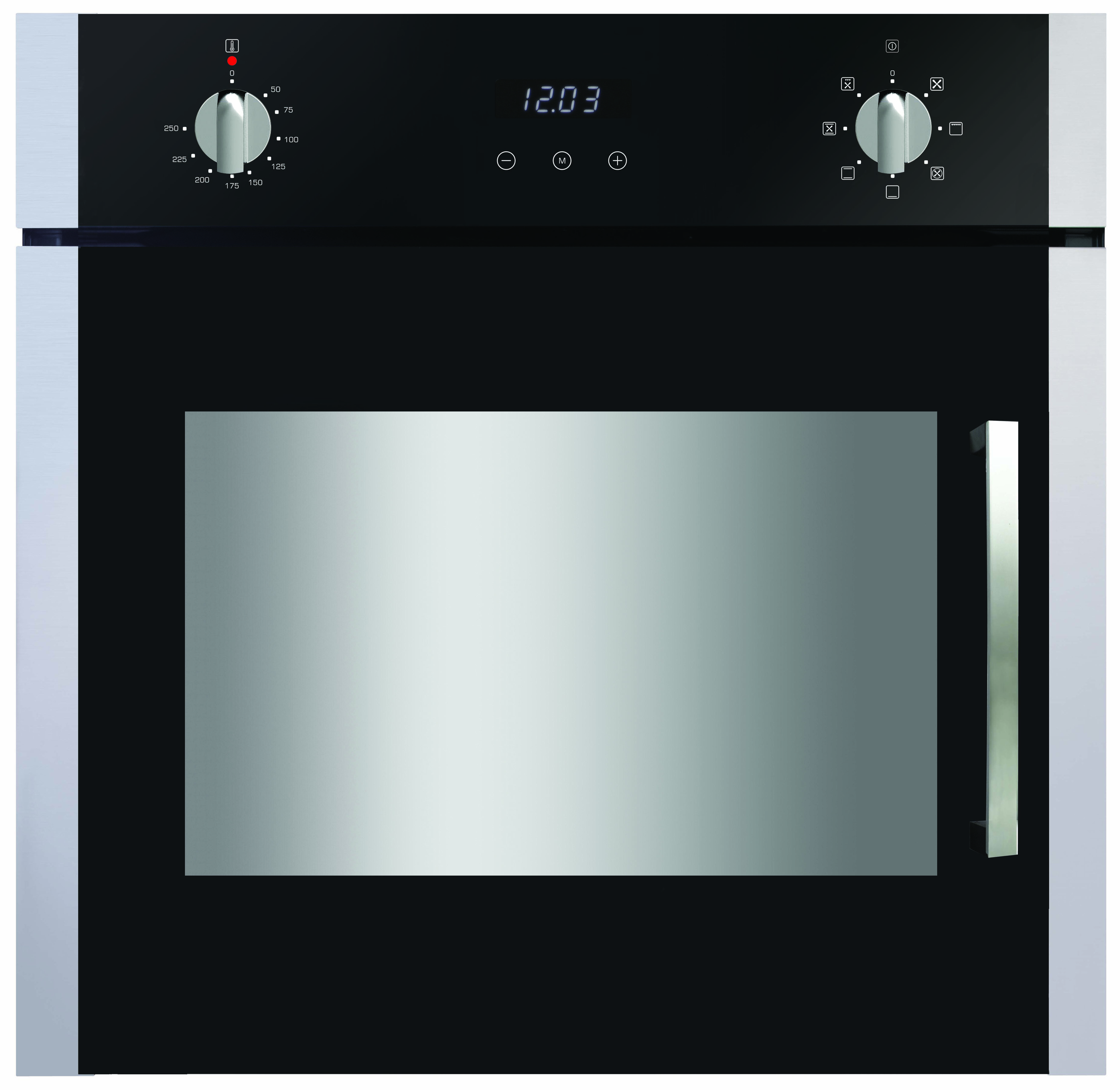 Black and stainless iron