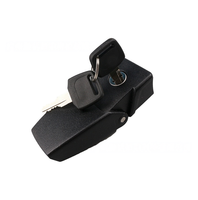 Pièces de Modification 07-17 Jeep Wrangler JK Loquet de capot moteur avec clé Couvercle moteur antivol Boucle de verrouillage