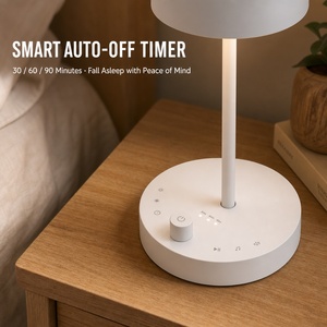 Modern Touch Control Battery <strong>Table</strong> Lamp 10 White Noise Sounds RGB Night <strong>Light</strong> Rotary Switch Bedside Sound Machine Wholesale - Product Image 4
