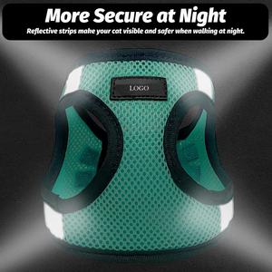 売れ筋Sメッシュ猫ハーネス赤ウサギ猫ハーネス小動物猫ハーネスセット - Product Image 6