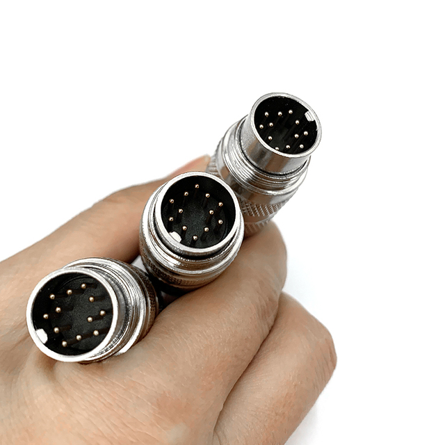 Waterproof Connector 2/3/4/5/6/7/8/12/14/16/19/24 Pin M16 J09 Electrical Wire Industrial Machinery Male Female Plug IP68 DIN