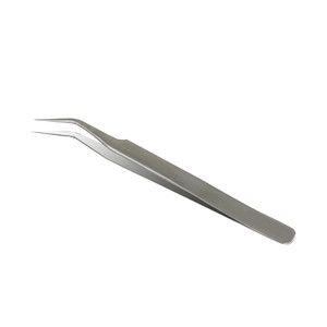 Pinzas plateadas, punta curva para lijado, pinzas para recoger nidos de pájaros, pinzas serie ST, herramientas para desmontaje electrónico y herramientas para injertar uñas - Product Image 5