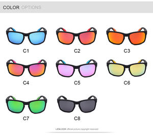 2024卸売高品質サングラスTRスクエアラバーフレームカスタムメンズ屋外挿入ロゴサングラス偏光 - Product Image 6