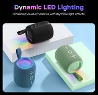 Enceinte Tribit Stormbox Mini 12W 360° °   Lumière LED à son surround, étanche IPX7, prend en charge le couplage TWS pour les soirées audio
