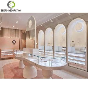 ตู้โชว์เครื่องประดับหรูหรา, ตู้โชว์เครื่องประดับออกแบบตกแต่งภายในพร้อมแท่นแสดงเครื่องประดับที่มีน้ำหนักเบา - Product Image 3