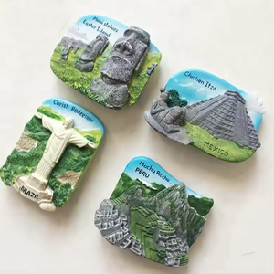 Werbe geschenk Tourist Souvenir Harz Kühlschrank Magnet Design Südamerika nisches Brasilien Peru Mexiko Chile Venezuela - Product Image 4