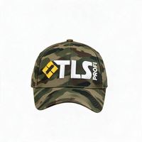 Casquette de baseball vintage non structurée à 5 panneaux en coton de haute qualité, motif camouflage arbre, broderie personnalisée, pour l'extérieur