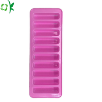 OKSILICONE Moule à chocolat en silicone de qualité alimentaire de forme rectangulaire Moule à beurre pour bonbons Moule à barre de chocolat pliable