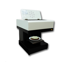 Mesin Pencetak Kue, Mesin Pencetak Makanan, Printer Inkjet Portabel, Printer Flatbed Semi-Otomatis, Mesin Pencetak Latte Art 3D
