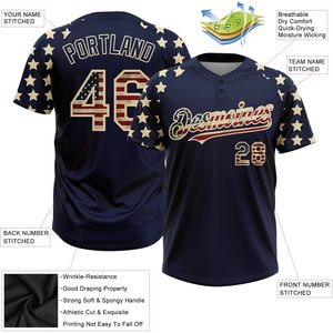 Maillots de baseball et softball personnalisés pour jeunes Chemise de sport personnalisée avec numéro cousu Uniforme d'équipe doux et confortable pour hommes - Product Image 3