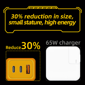 Chargeur <span class=keywords><strong>mural</strong></span> USB-C 3 ports 50W GaN Fast PD QC3.0 5V/3A pour ordinateur portable et téléphone, prise EU/US, directement de l'usine - Product Image 6