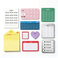 Aimants de réfrigérateur en plastique souple personnalisés, écologiques, tableau d'affichage magnétique avec calendrier, impression UV, promotionnels personnalisés