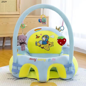 Fauteuil en peluche rembourré pour bébé, siège <span class=keywords><strong>de</strong></span> sol mignon, canapé confortable pour nourrisson, canapé pour enfants avec jouets, siège <span class=keywords><strong>de</strong></span> <span class=keywords><strong>soutien</strong></span> pour bébé - Product Image 3