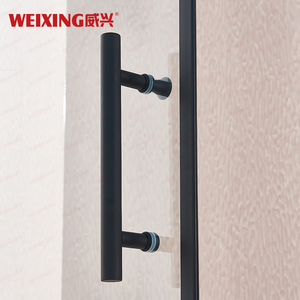 Porte de douche simple en verre trempé pivotant avec cadre en alliage d'aluminium moderne, fabriquée en Chine - Product Image 3