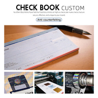 Carnet de certificats-cadeaux de sécurité imprimés sur mesure avec papier carbone anti-copie pour entreprises, avec logo holographique