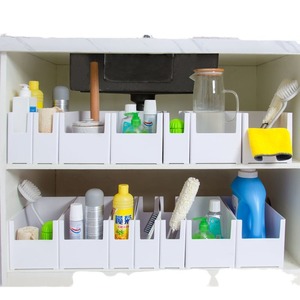 Storage Boxes <b>Bins</b> Rectangle 10-20 L Standing Type PP Plastic Cube Storage <b>Bins</b> <b>Kitchen</b> Condiment Desktop Organizers - Product Image 5