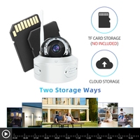 Nouveau système de caméra de sécurité domestique sans fil 3MP avec vision nocturne, Wi-Fi, stockage cloud, carte mémoire, capteur CMOS, résistant aux intempéries