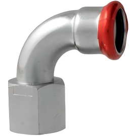 <span class=keywords><strong>Coude</strong></span> à 90 degrés fileté en acier au carbone Q235 EN10305-3, galvanisé, populaire en Chine - Product Image 4