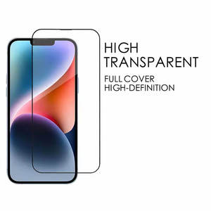 ฟิล์มกระจกนิรภัยสำหรับ iPhone 15 14 13 12 11 Plus Pro Max แบบใส HD 2.5D ป้องกันรอยขีดข่วน ป้องกันนิ้วมือ - Product Image 2