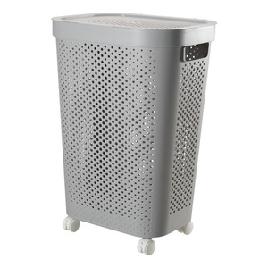 Plastic Laundry Basket Removable Washing Basket Clothes Container Household Basket <b>Bins</b> for Bathroom - Product Image 6