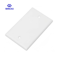 Plaque murale double durable en PVC 86x86 pour boîtier de jonction, interrupteur électrique et prise murale pour l'amélioration de l'habitat