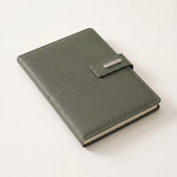 Ensemble cadeau de carnet en cuir PU A5 avec fermoir magnétique, logo personnalisé, stylo et boîte pour cadeaux d'entreprise