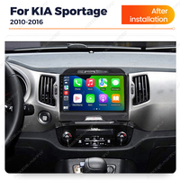Autoradio MEKEDE 4 cœurs multimédia de voiture 2 + 32GB Car-play Android Auto GPS Navigation pour KIA Sportage 2010-2016