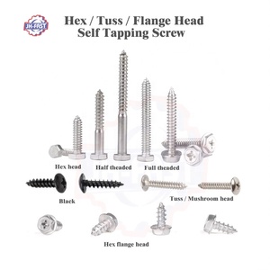 Trung Quốc nhà máy tùy chỉnh SS304 Tự Khai thác ốc vít Phillips chéo Hex mặt bích/Torx/Pan/phẳng đầu thép không gỉ Tự khai thác ốc vít - Product Image 6