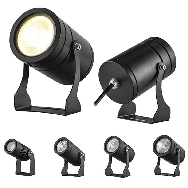 Lâmpadas decorativas para paisagem, lâmpadas LED 5W para jardim e árvores, iluminação de trilhos, iluminação decorativa para jardim