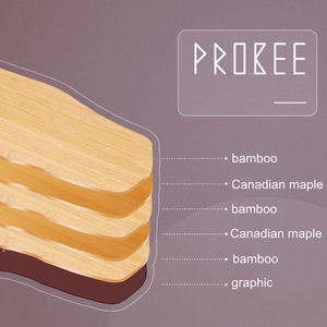 Planches de skateboard longboard en bambou et érable canadien Pro 40 pouces ou longboards complets <span class=keywords><strong>Freestyle</strong></span> Tout terrain - Product Image 2