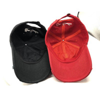 Gorro de Polo desgastado para hombre y mujer, gorro de Polo desgastado de alta calidad, Logo personalizado bordado