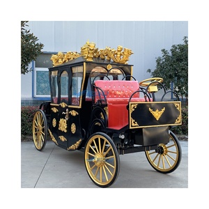 Carruajes de Lujo Eléctricos Negros Tipo Royal sin Caballos con Precio de Fábrica - Product Image 1
