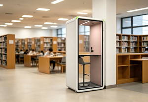 Portable Modular Soundproof Office Pod Acoustic Phone Booth Silent Work Booth For Open Plan Office Space - Product Image 1