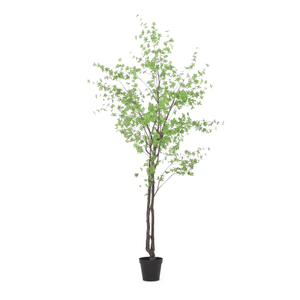 Entrepôt USA – Grande Vente d'Été 2026 – Arbre Artificiel de 300 cm de Haut en Pot en Plastique – Plante d'Intérieur Hautement Réaliste pour Décoration - Product Image 5