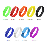 Flashdisk Silikon Grosir USB 2.0 Logo Kustom Gelang 2GB 4GB 16GB 32GB 64GB Flashdisk USB Bentuk Gelang Memory Stick Pen Drive