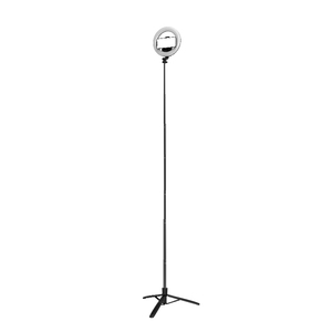 Trépied multifonctionnel Offre Spéciale Q05s Selfie Stick avec anneau lumineux de 8 pouces 3 en 1 intégré Palo <span class=keywords><strong>Selfiestick</strong></span> 360 tourné - Product Image 2