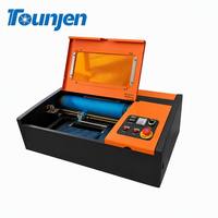 Machine de découpe laser CO2 Tounjen Mini 3020 40W 50W, machine de gravure de bureau pour acrylique, bois, caoutchouc, tampons, artisanat DIY, graveur CNC