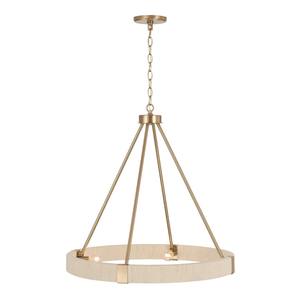 Stylish Luxury Gold-Tone Metal <b>Frame</b> Pendant Light Warm White Luxury Layered Glass Chandelier for Dining Room E12 AC Ceiling - Product Image 5