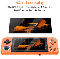 Console de jeu portable S Classic M41P, écran HD 4,2'', machine de jeu vidéo, batterie 2000mAh, rétro M41 P, lecteur de jeux rétro, éclairage RGB, boîte de jeu