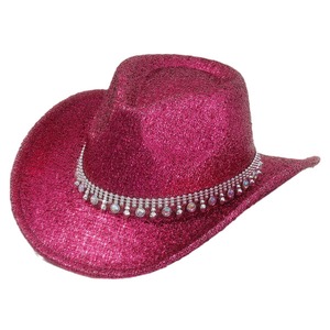Cowboy <b>Hat</b> Black With Rhinestone Band M56-58cm <b>For</b> <b>Wedding</b> And Honeymoon - Product Image 5