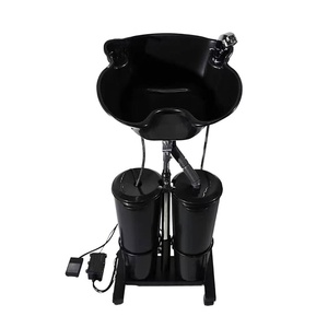 Bac à shampoing portable électrique pour <span class=keywords><strong>salon</strong></span> avec double bac et pompe à eau, en plastique, modèle R3, vente en gros fabricant - Product Image 6