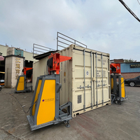 ROULETTE DE CONTAINER Levage automatisé 40 tonnes Conteneur d'expédition Ascenseur Conteneur Maison Système de levage hydraulique